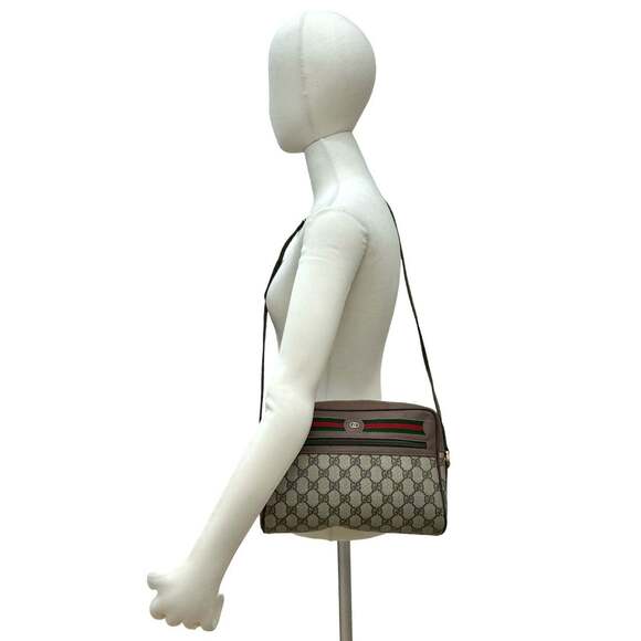 GUCCI Brown Leather Shoulder Bag - Picture 2 of 10